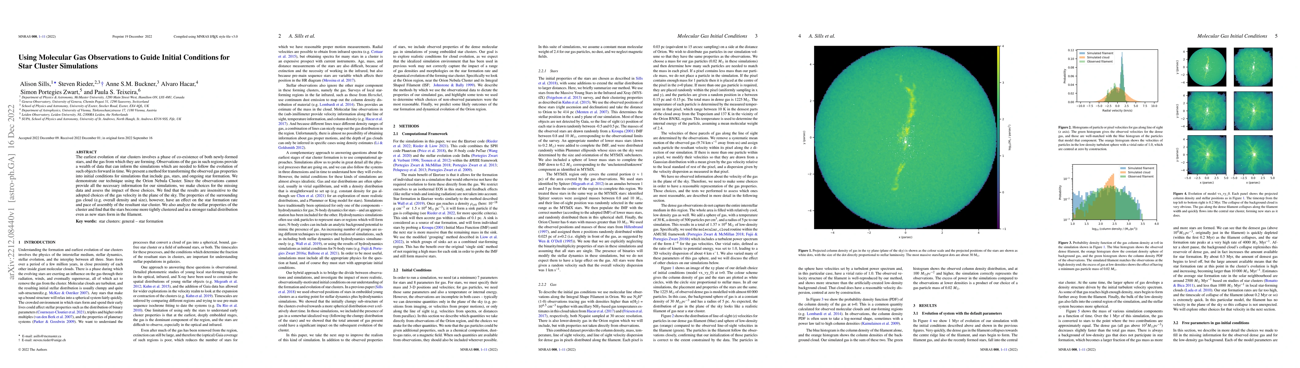 Thumbnail for Using Molecular Gas Observations to Guide Initial Conditions for Star
  Cluster Simulations
