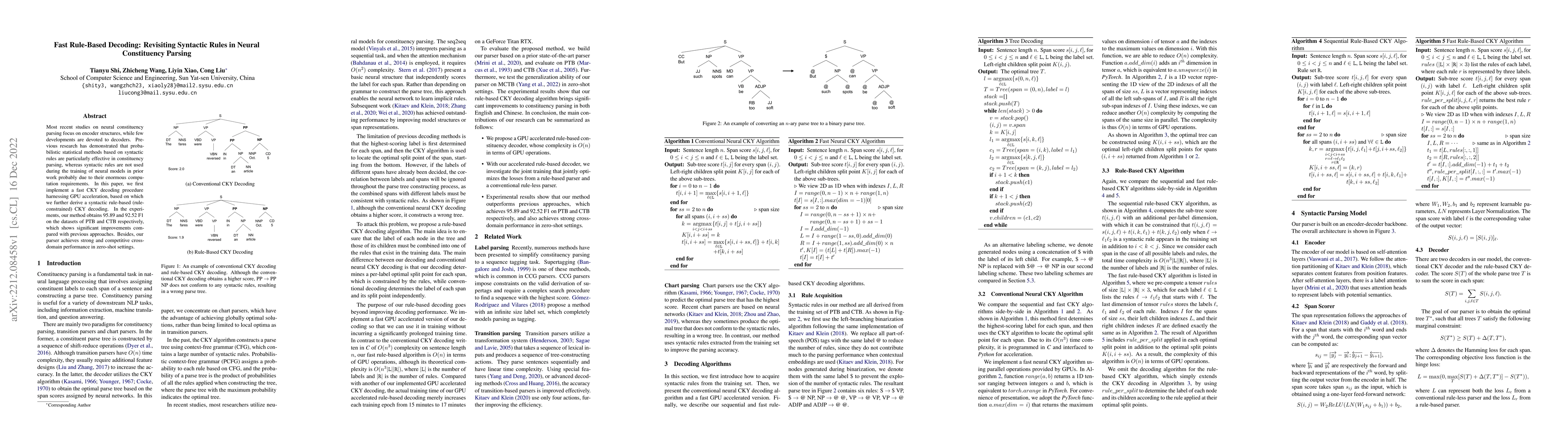 Thumbnail for Fast Rule-Based Decoding: Revisiting Syntactic Rules in Neural
  Constituency Parsing