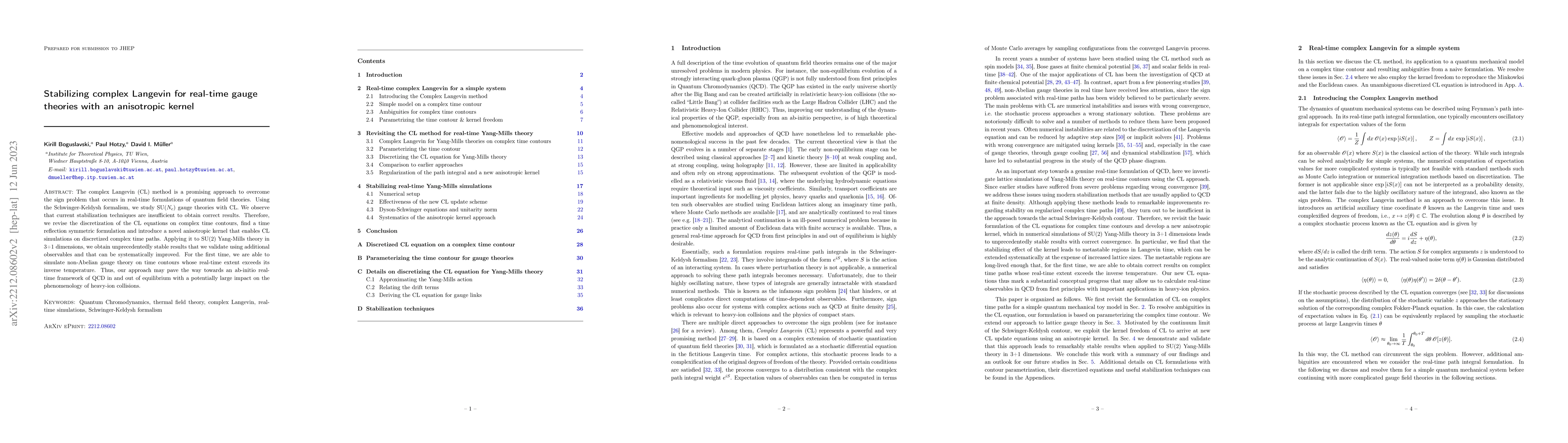 Thumbnail for Stabilizing complex Langevin for real-time gauge theories with an
  anisotropic kernel