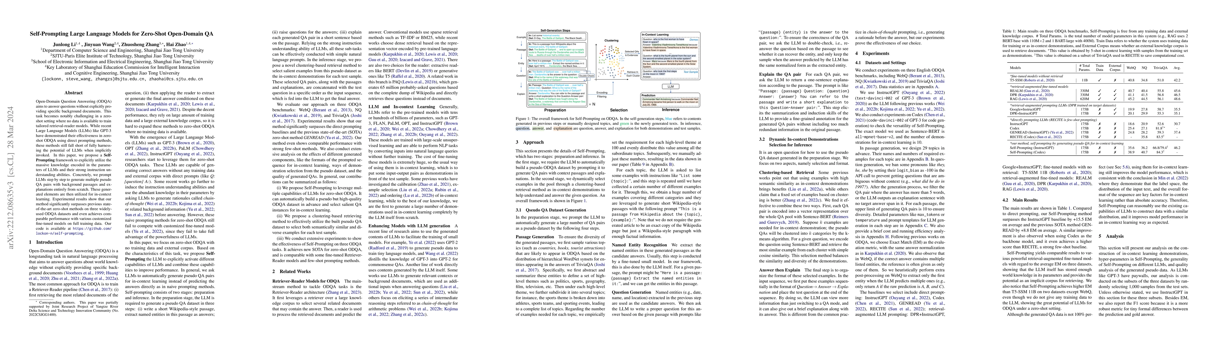 Thumbnail for Self-Prompting Large Language Models for Zero-Shot Open-Domain QA
