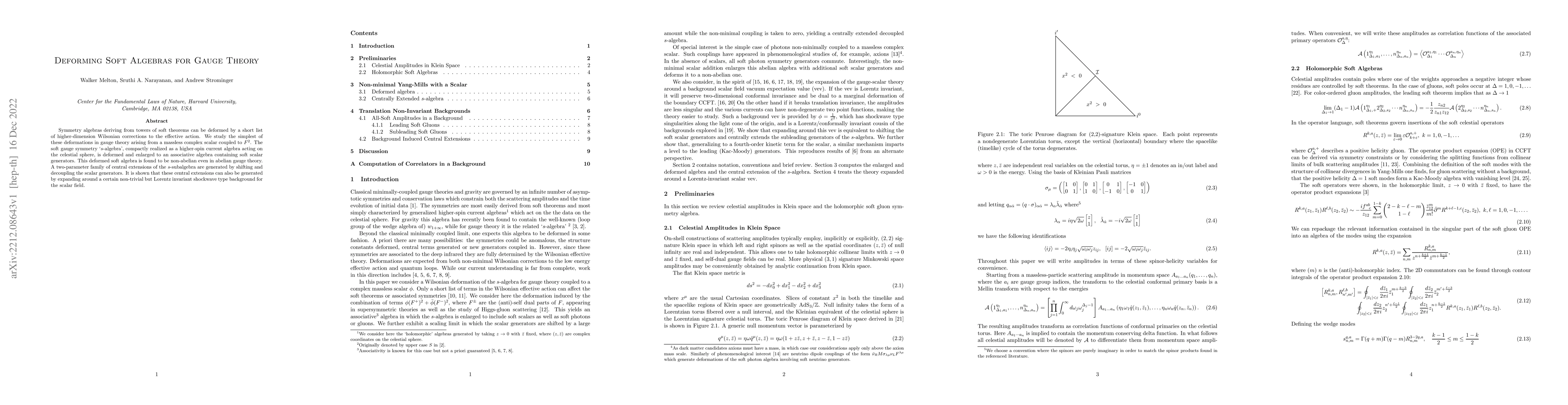 Thumbnail for Deforming Soft Algebras for Gauge Theory