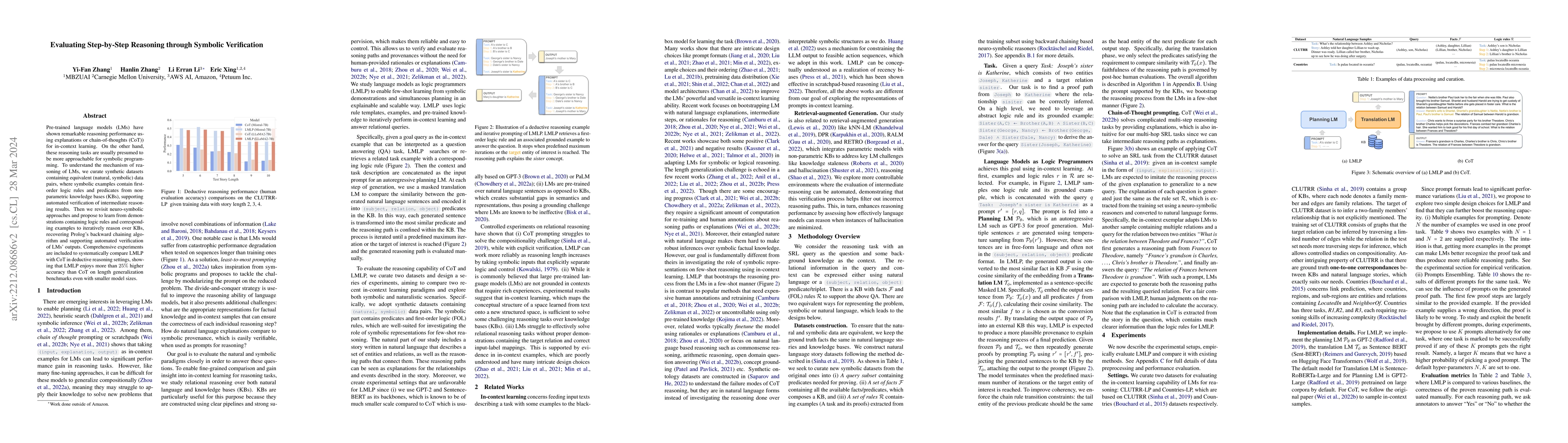 Thumbnail for Evaluating Step-by-Step Reasoning through Symbolic Verification