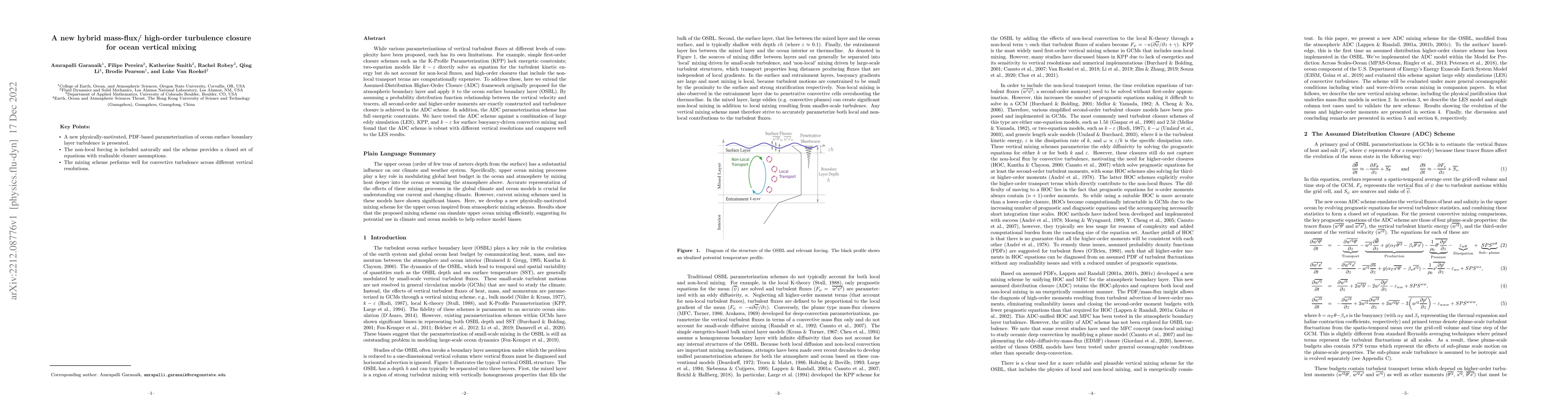 Thumbnail for A new hybrid mass-flux/ high-order turbulence closure for ocean vertical
  mixing