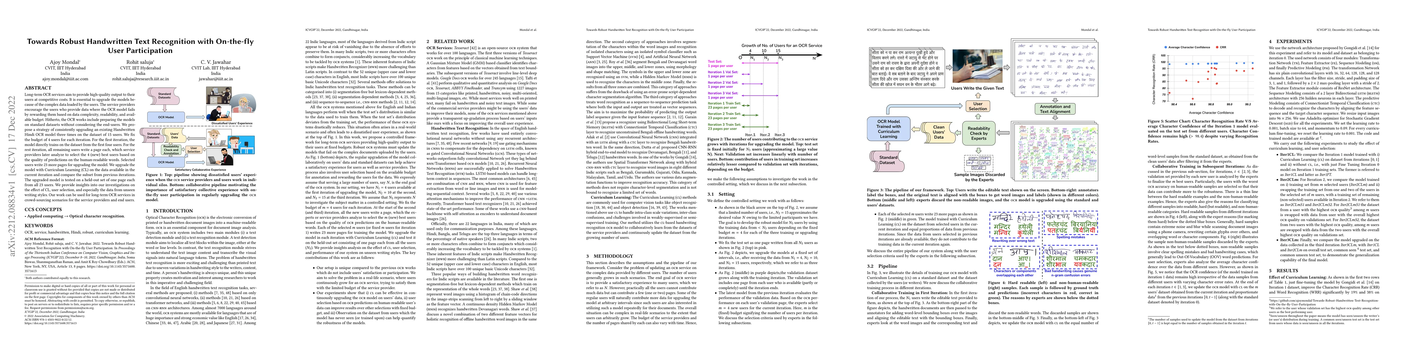 Thumbnail for Towards Robust Handwritten Text Recognition with On-the-fly User
  Participation