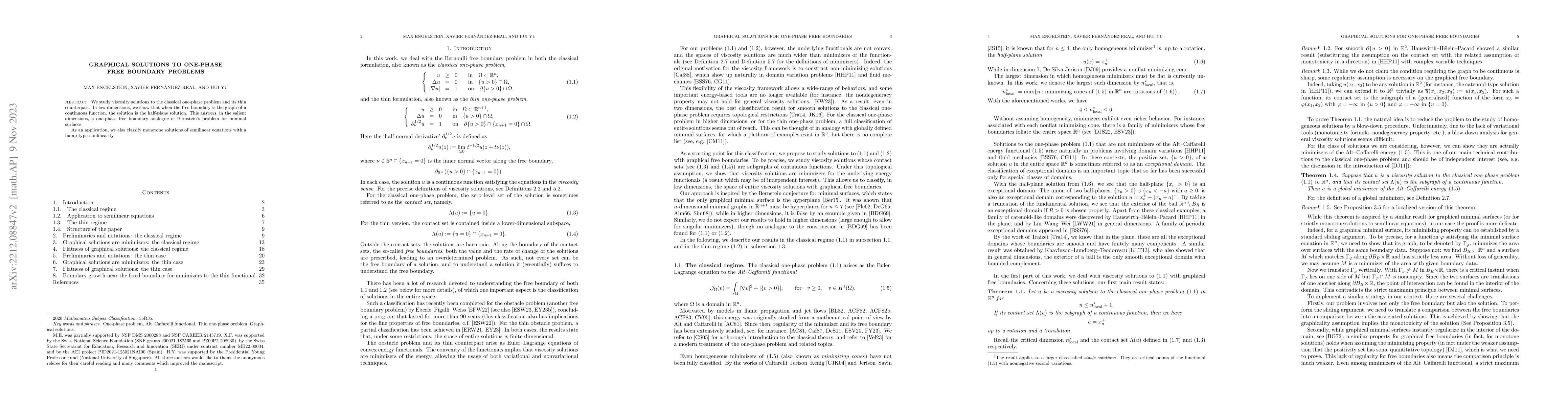 Thumbnail for Graphical solutions to one-phase free boundary problems