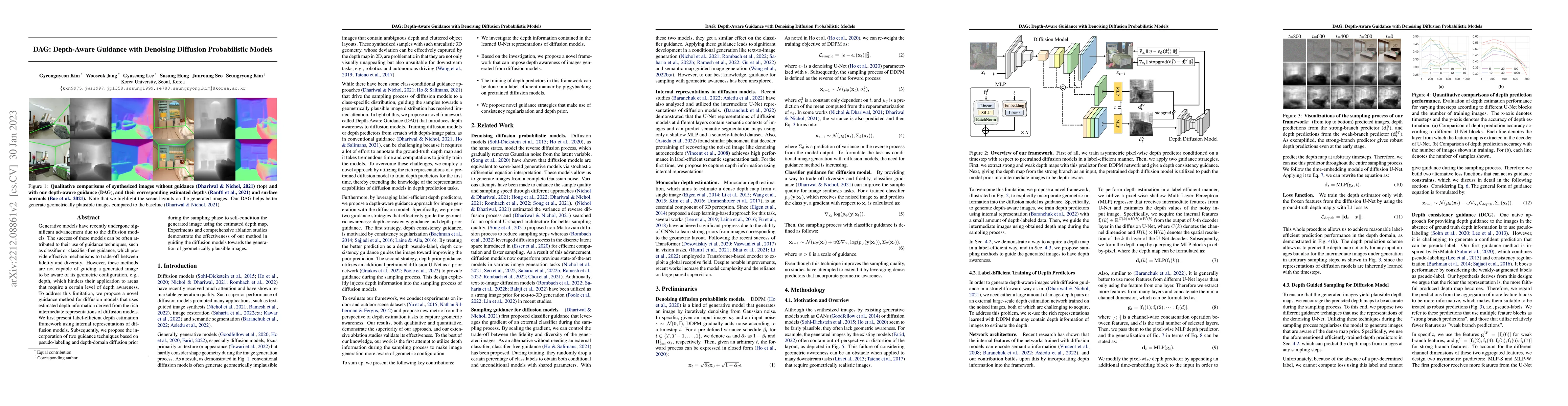 Thumbnail for DAG: Depth-Aware Guidance with Denoising Diffusion Probabilistic Models