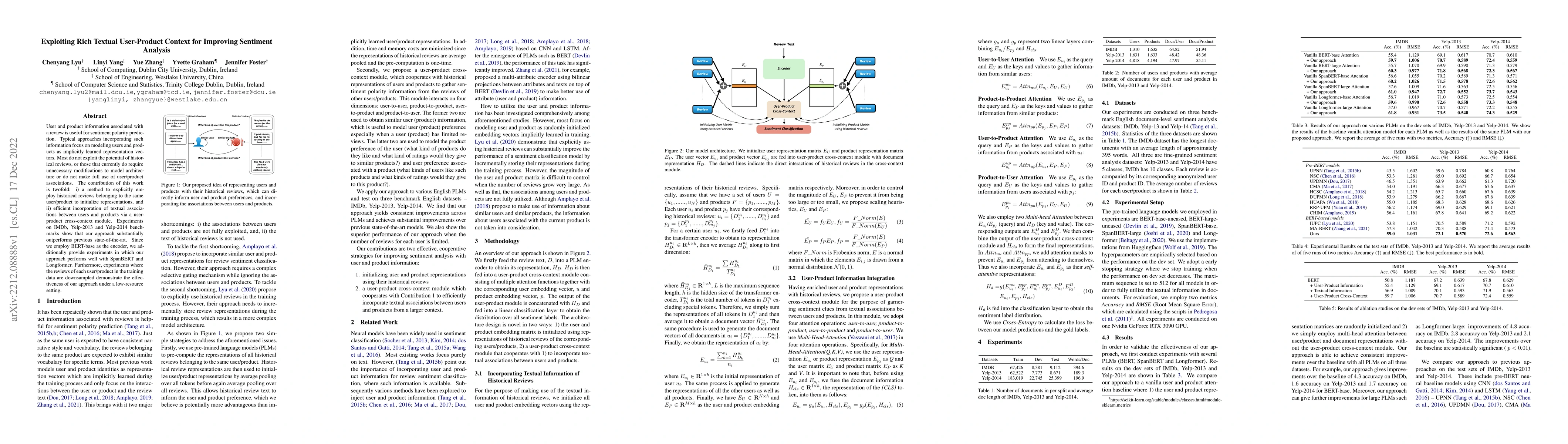 Thumbnail for Exploiting Rich Textual User-Product Context for Improving Sentiment
  Analysis