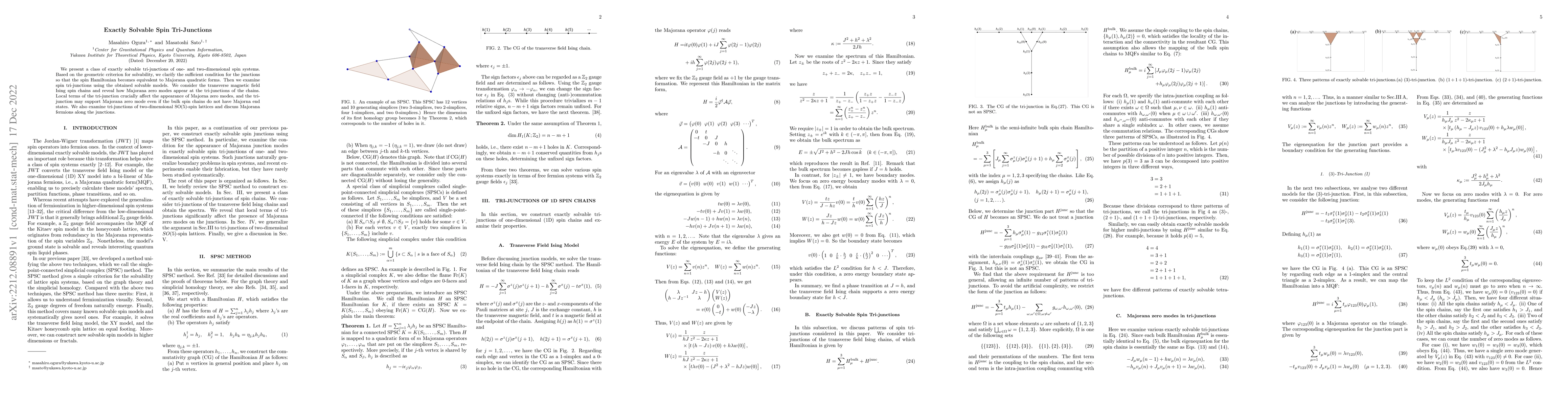 Thumbnail for Exactly Solvable Spin Tri-Junctions
