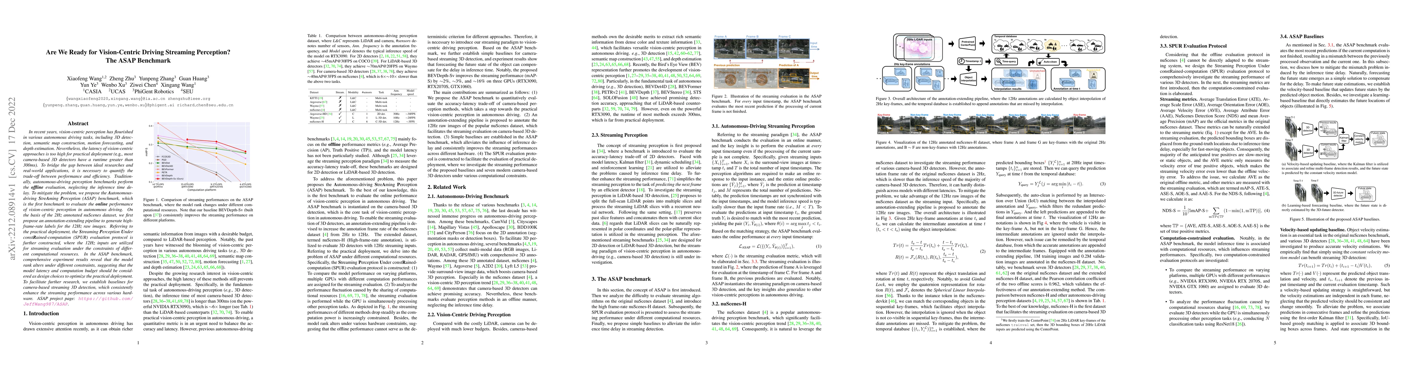 Thumbnail for Are We Ready for Vision-Centric Driving Streaming Perception? The ASAP
  Benchmark