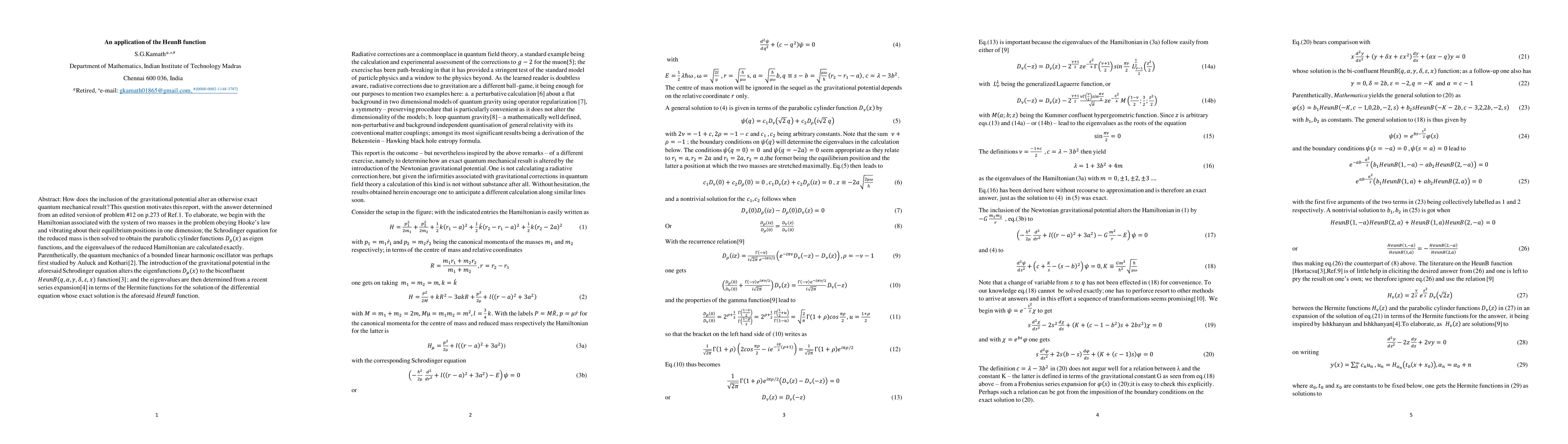 Thumbnail for An application of the HeunB function