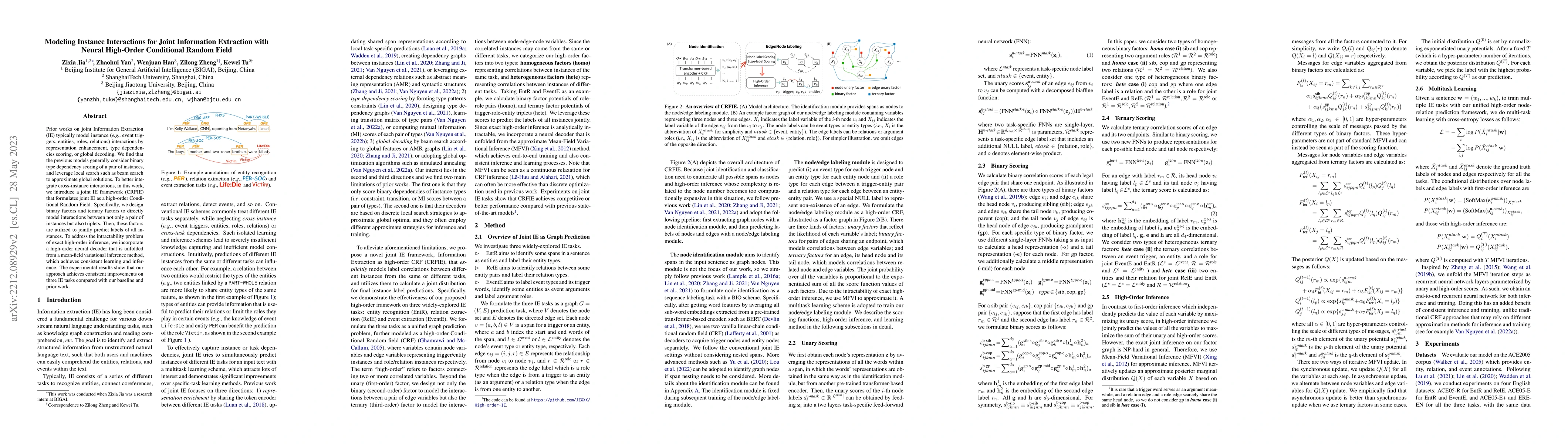 Thumbnail for Modeling Instance Interactions for Joint Information Extraction with
  Neural High-Order Conditional Random Field