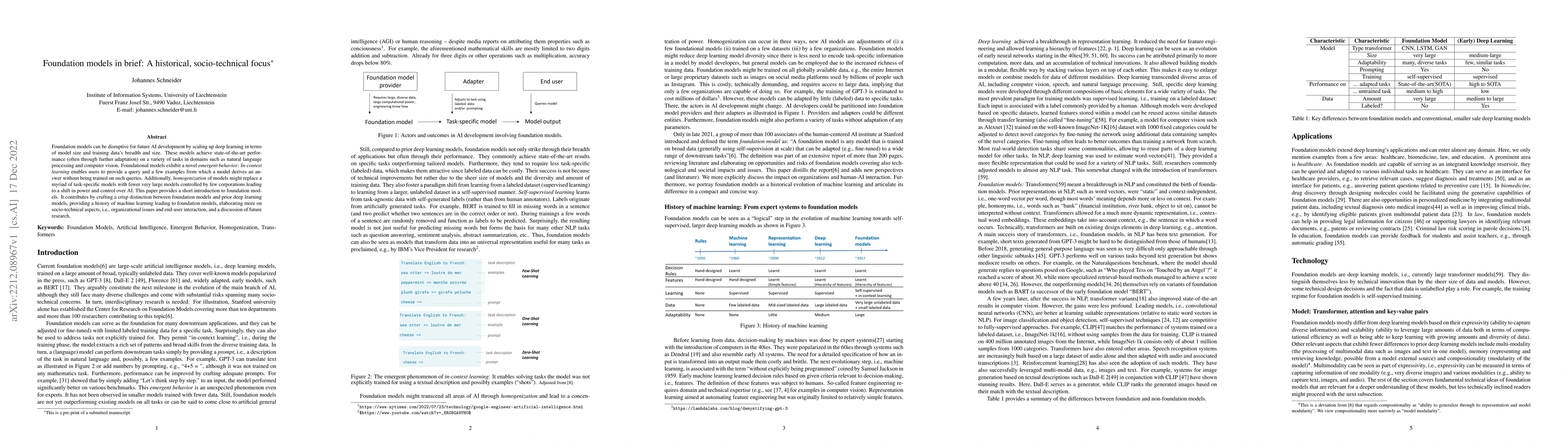 Thumbnail for Foundation models in brief: A historical, socio-technical focus