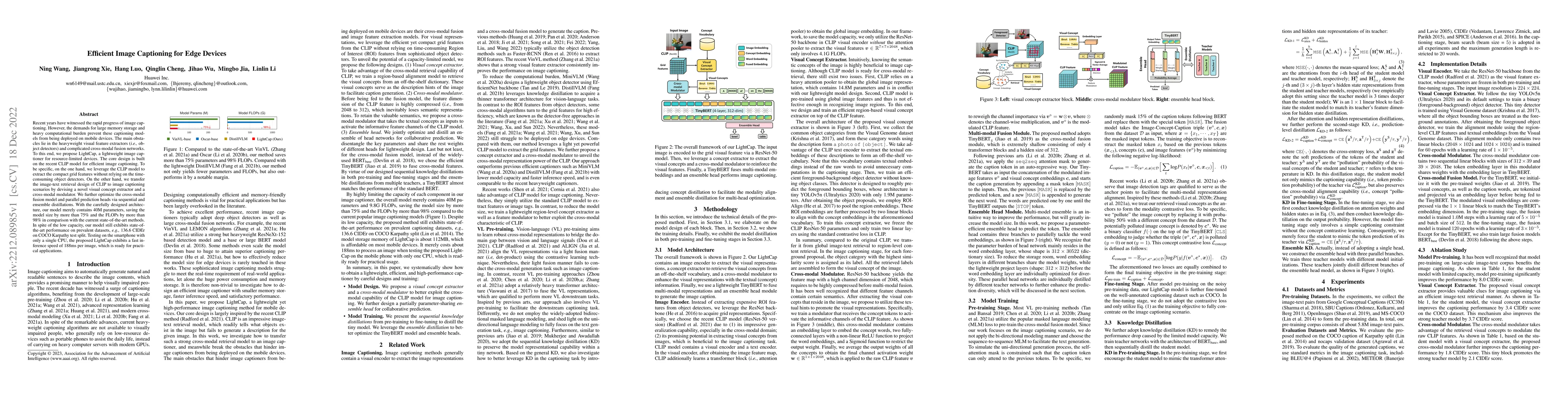Thumbnail for Efficient Image Captioning for Edge Devices