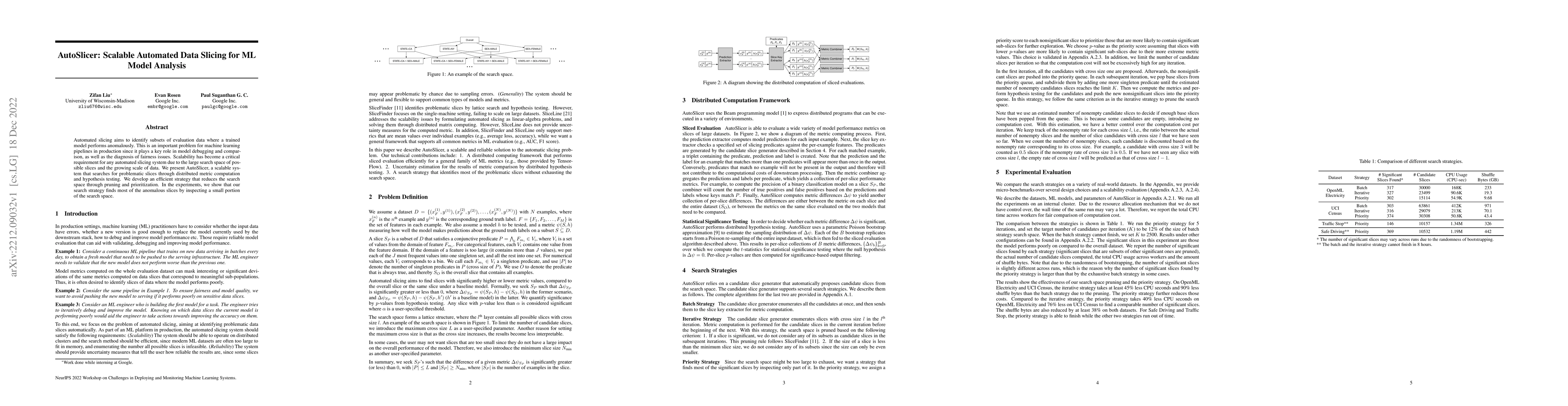Thumbnail for AutoSlicer: Scalable Automated Data Slicing for ML Model Analysis