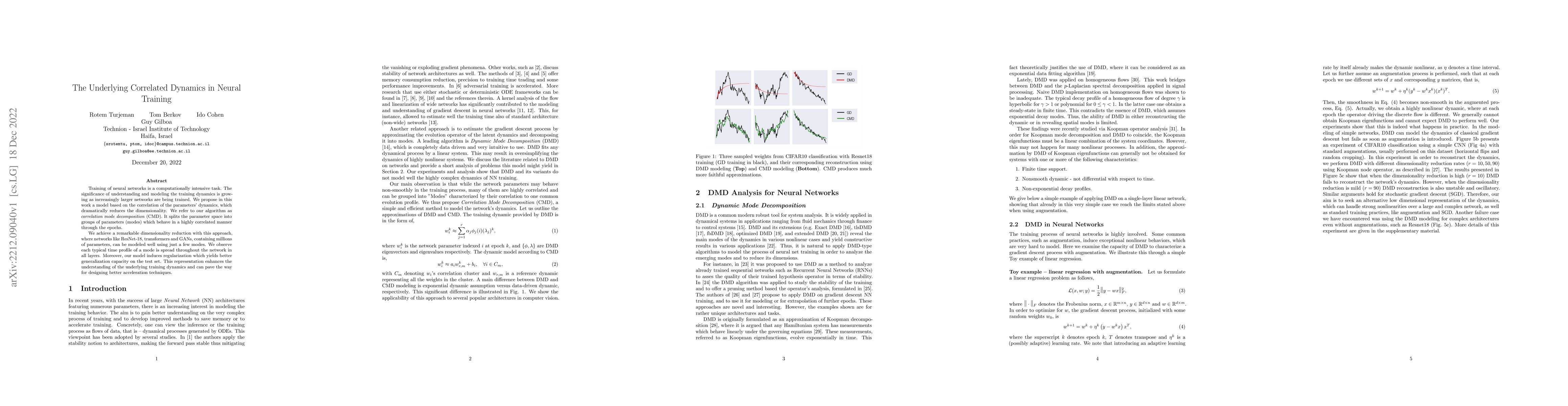 Thumbnail for The Underlying Correlated Dynamics in Neural Training