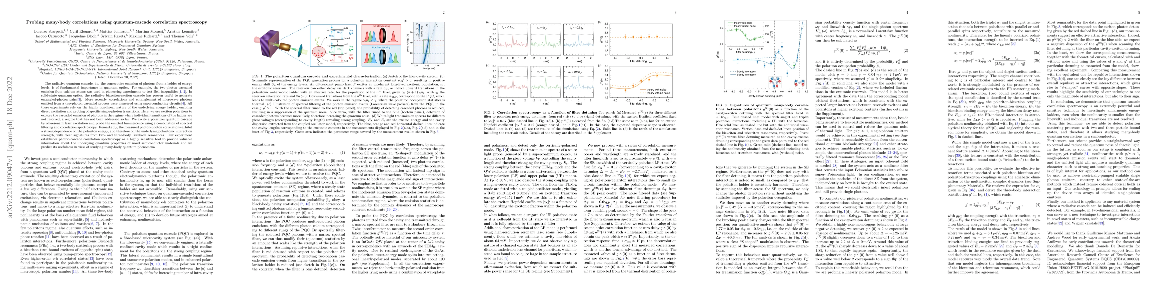 Thumbnail for Probing many-body correlations using quantum-cascade correlation
  spectroscopy
