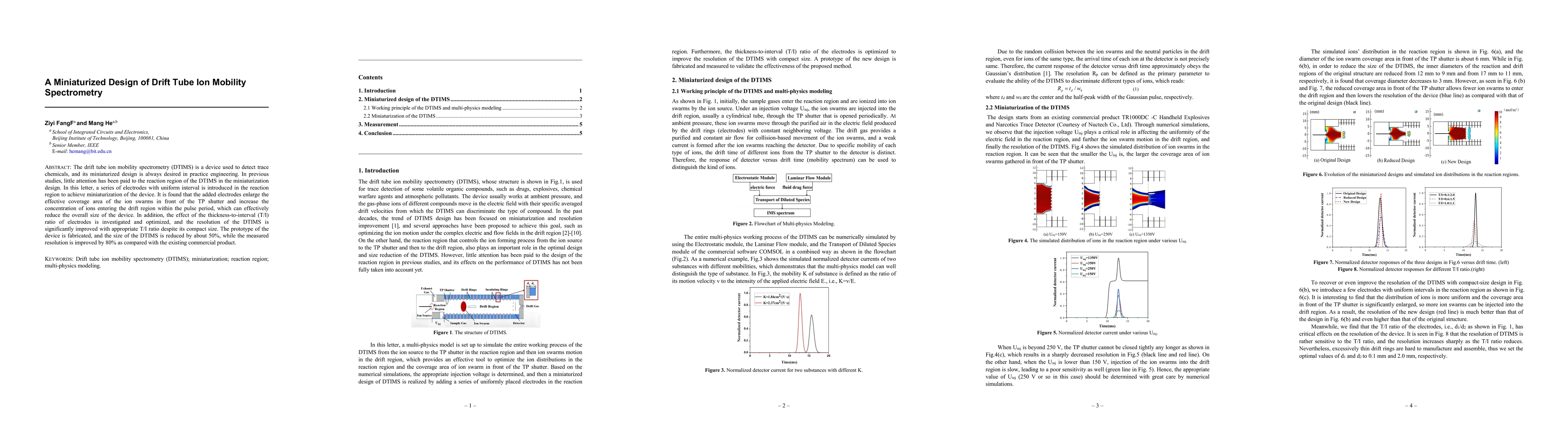 Thumbnail for A Miniaturized Design of Drift Tube Ion Mobility Spectrometry