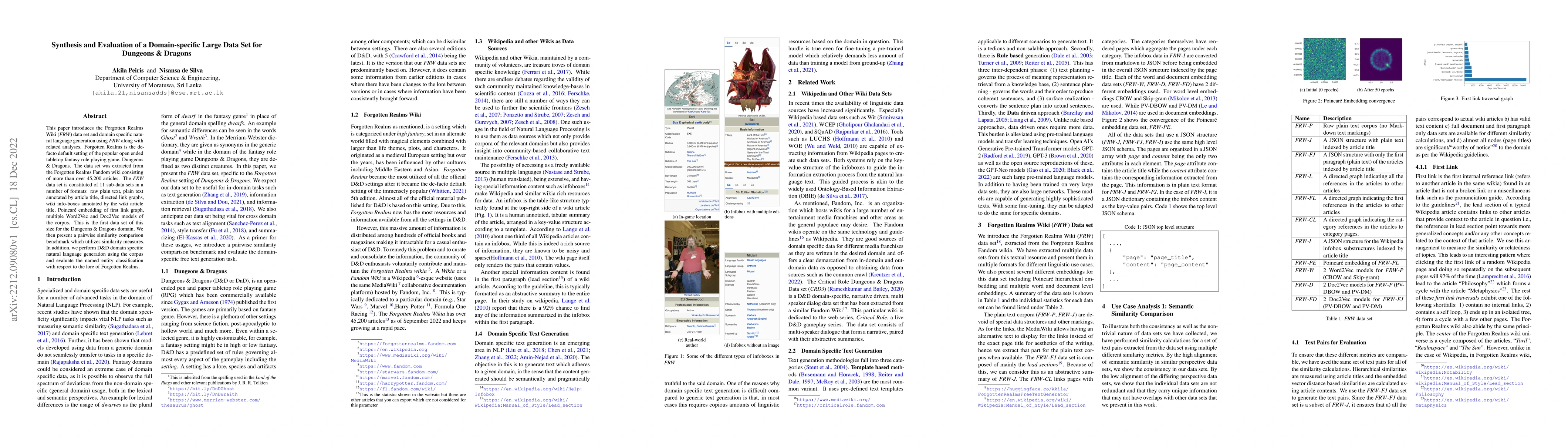 Thumbnail for Synthesis and Evaluation of a Domain-specific Large Data Set for
  Dungeons & Dragons