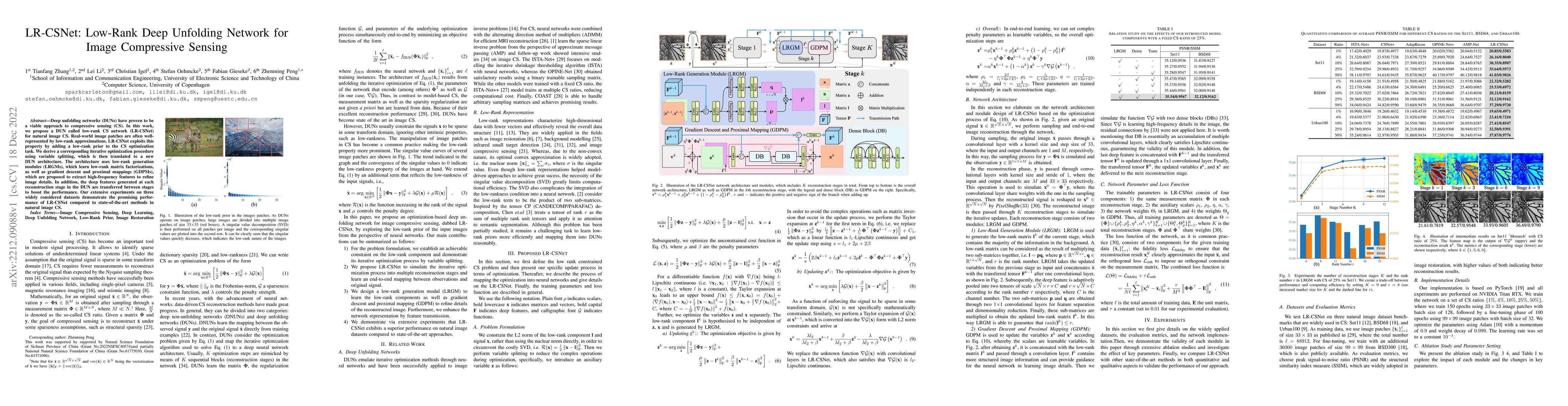 Thumbnail for LR-CSNet: Low-Rank Deep Unfolding Network for Image Compressive Sensing