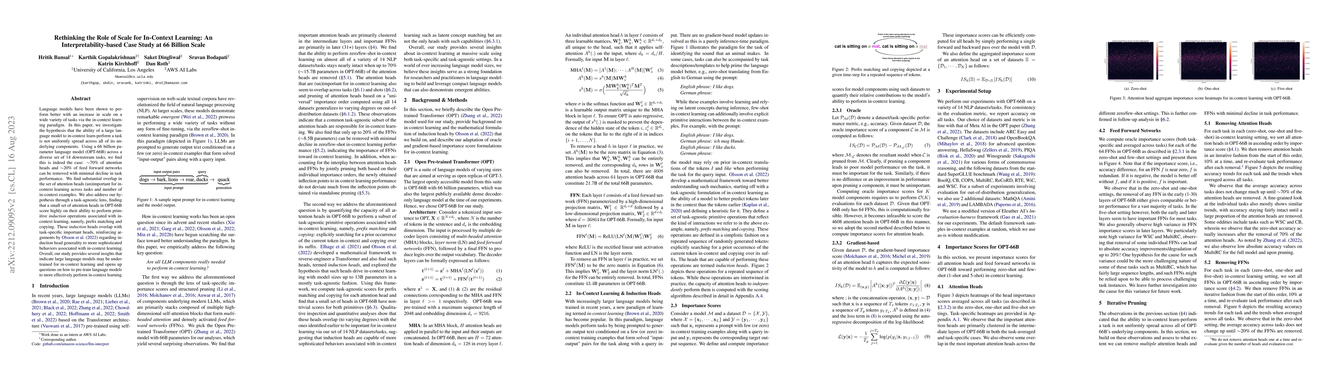Thumbnail for Rethinking the Role of Scale for In-Context Learning: An
  Interpretability-based Case Study at 66 Billion Scale