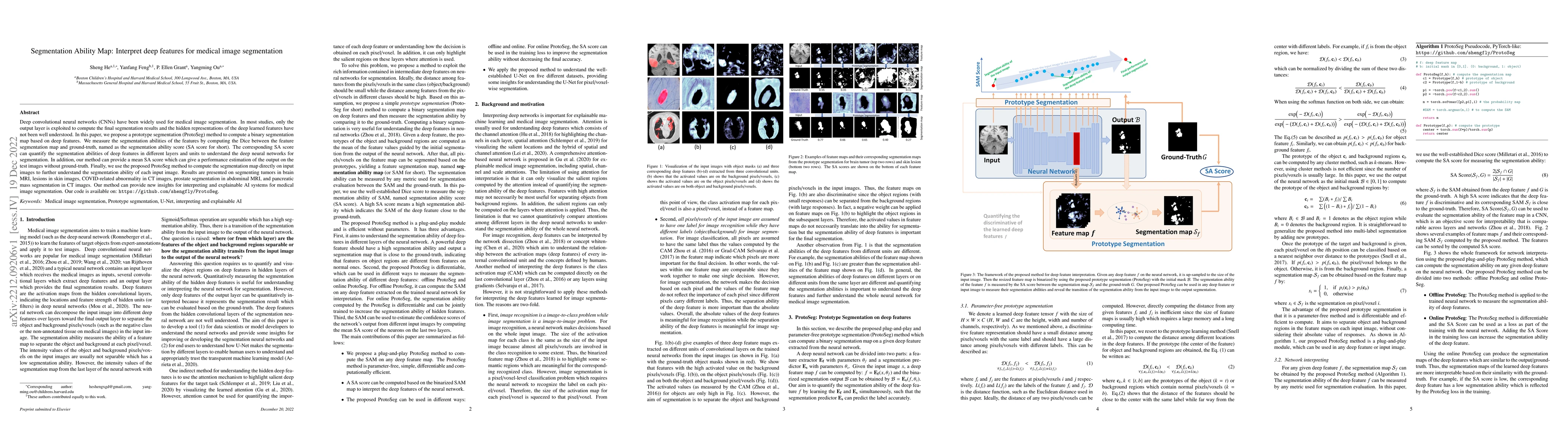 Thumbnail for Segmentation Ability Map: Interpret deep features for medical image
  segmentation