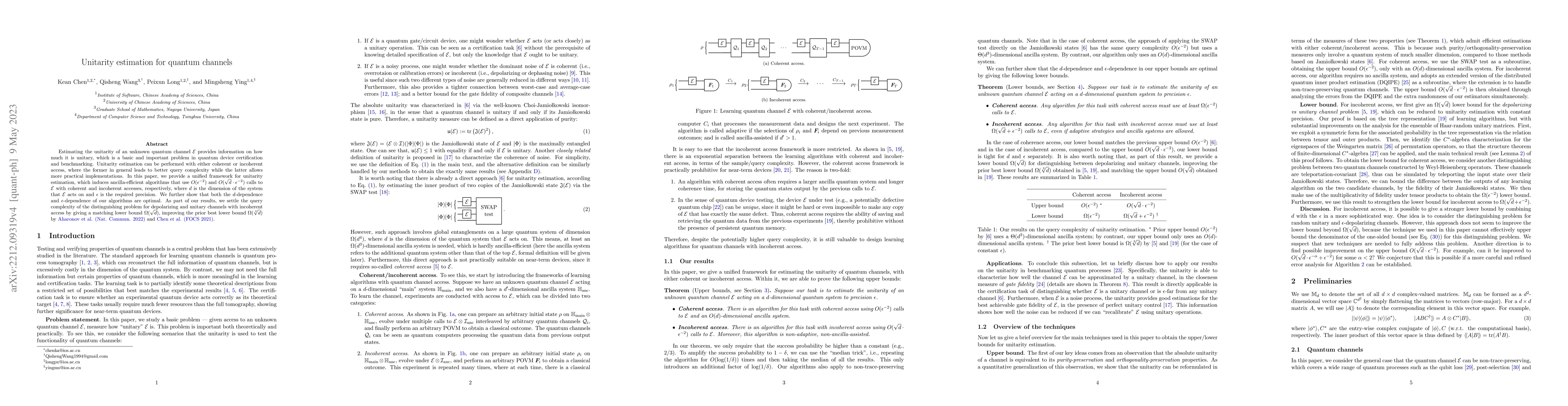 Thumbnail for Unitarity estimation for quantum channels