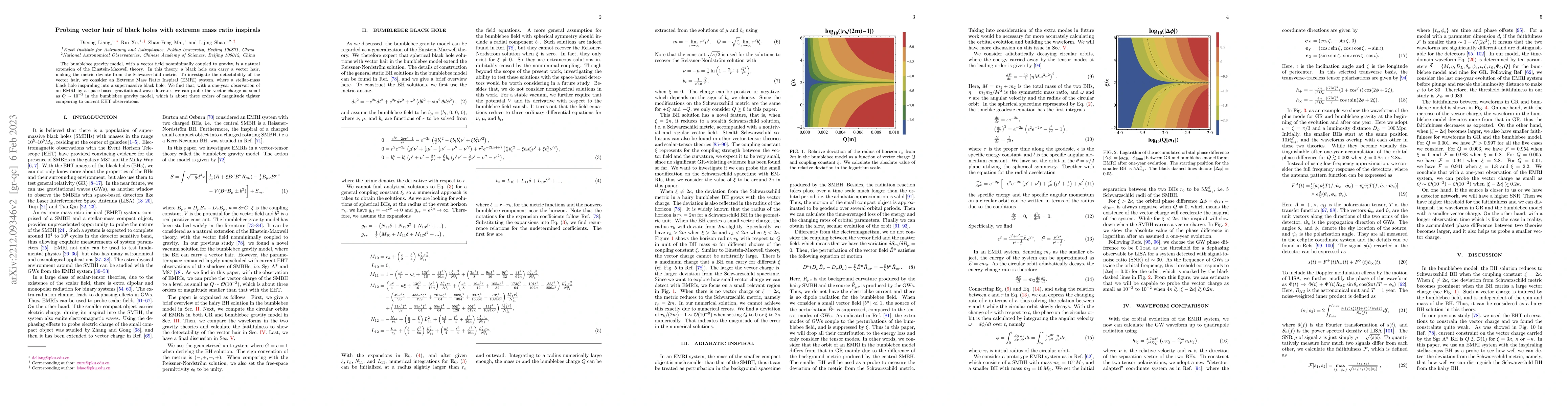 Thumbnail for Probing vector hair of black holes with extreme mass ratio inspirals