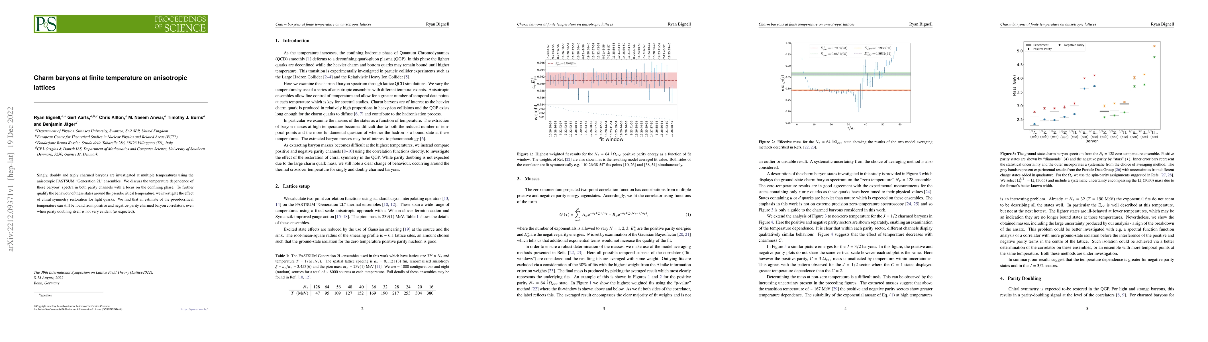 Thumbnail for Charm baryons at finite temperature on anisotropic lattices