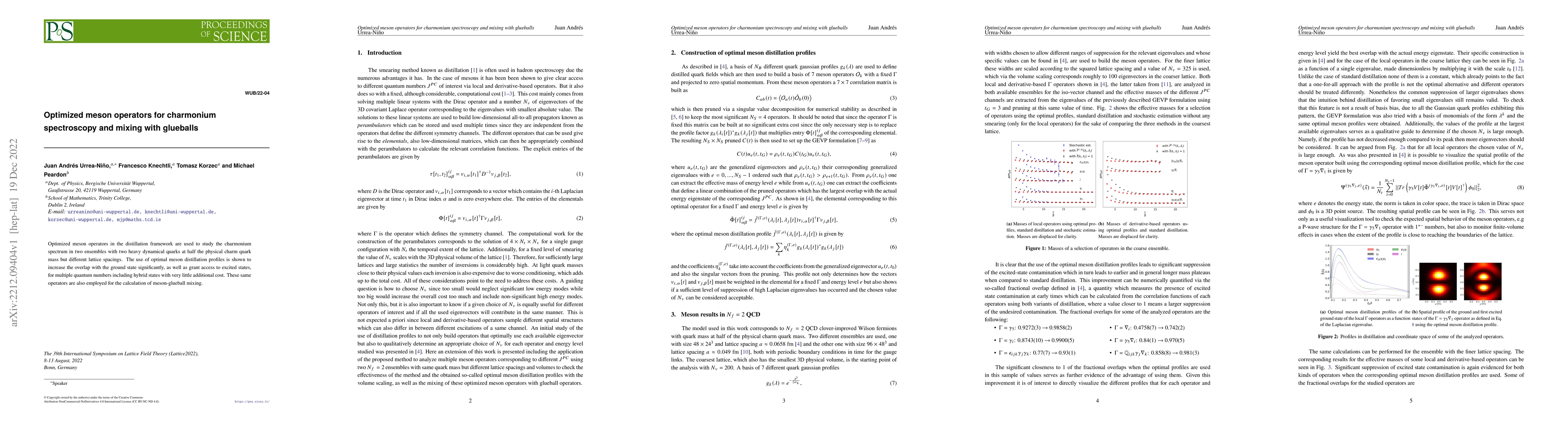 Thumbnail for Optimized meson operators for charmonium spectroscopy and mixing with
  glueballs
