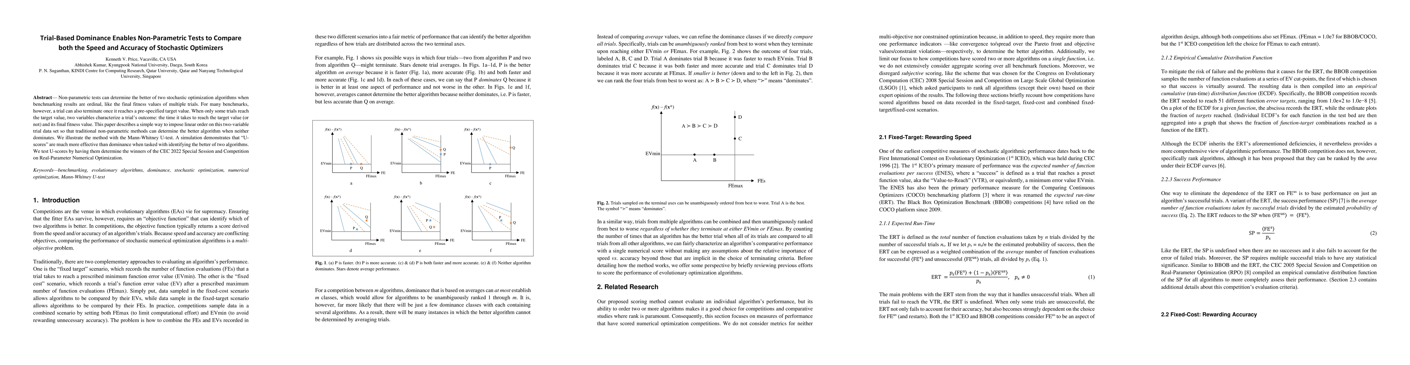 Thumbnail for Trial-Based Dominance Enables Non-Parametric Tests to Compare both the
  Speed and Accuracy of Stochastic Optimizers