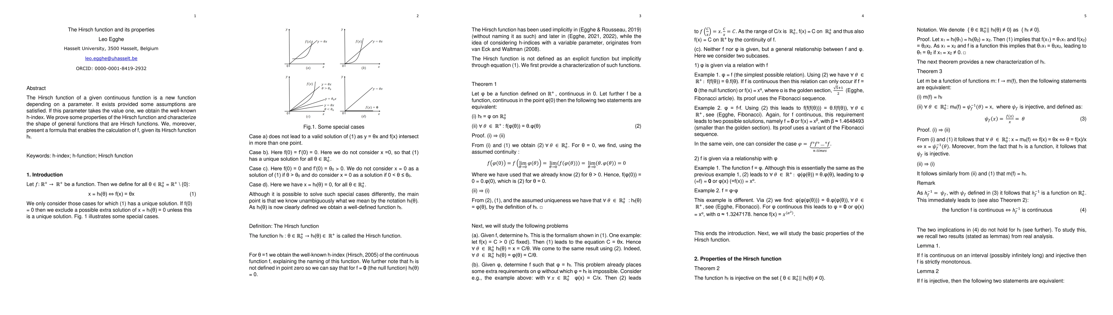 Thumbnail for The Hirsch function and its properties