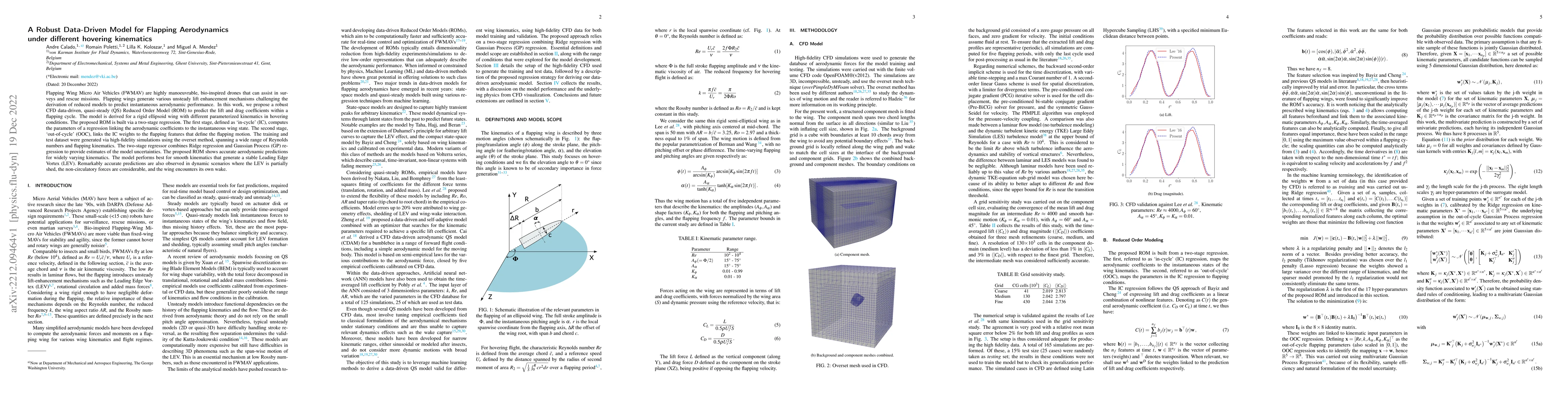 Thumbnail for A Robust Data-Driven Model for Flapping Aerodynamics under different
  hovering kinematics