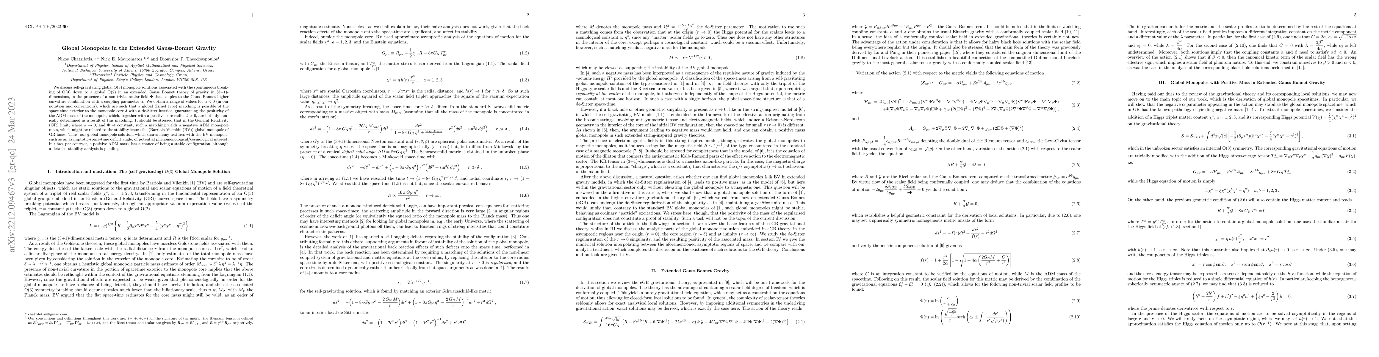 Thumbnail for Global Monopoles in the Extended Gauss-Bonnet Gravity