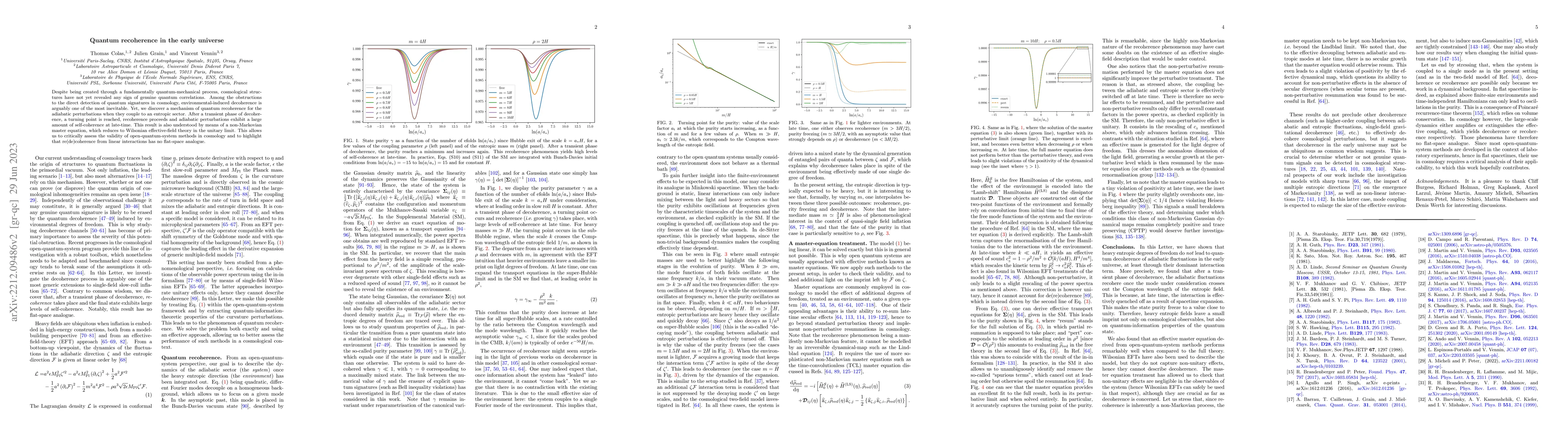 Thumbnail for Quantum recoherence in the early universe