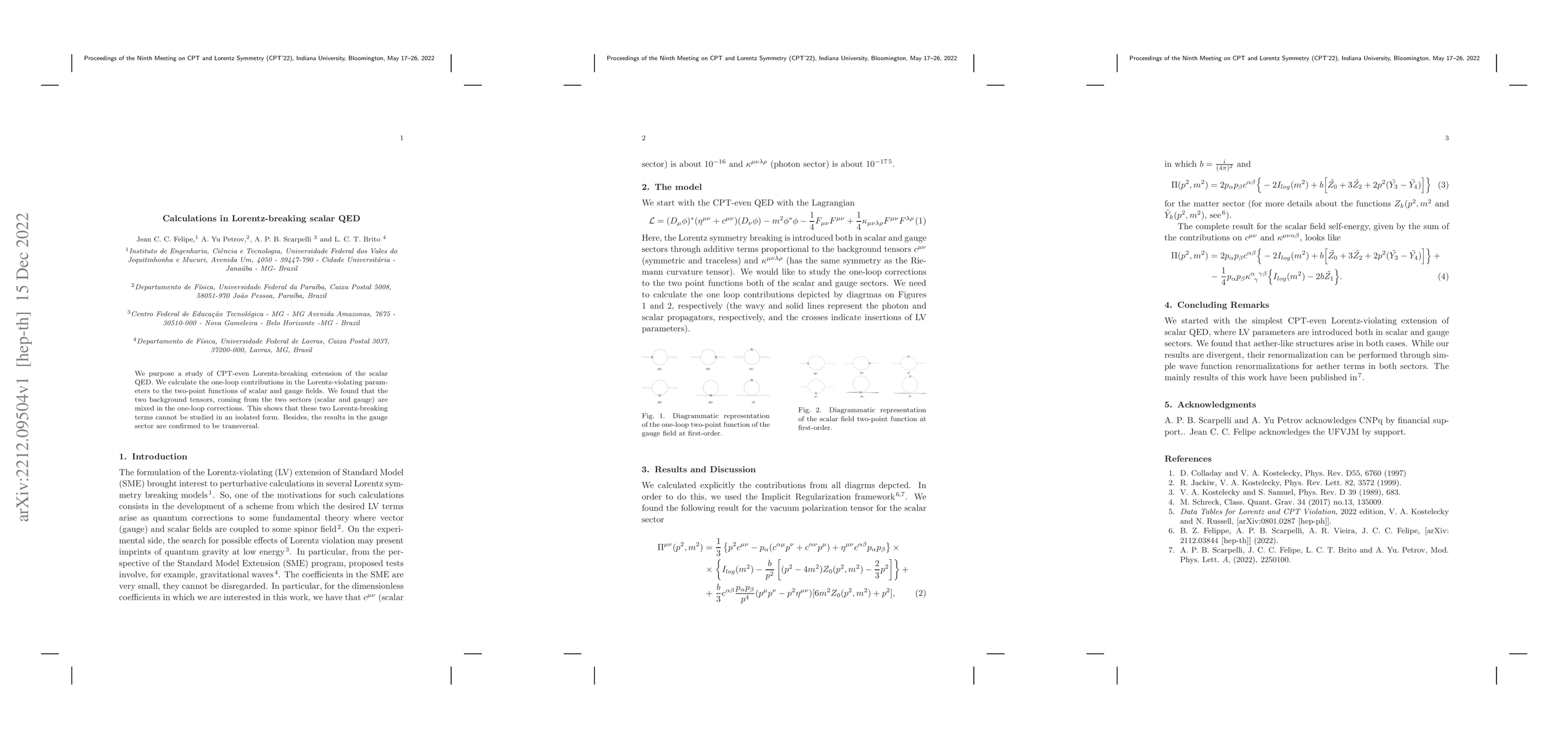 Thumbnail for Calculations in Lorentz-breaking scalar QED