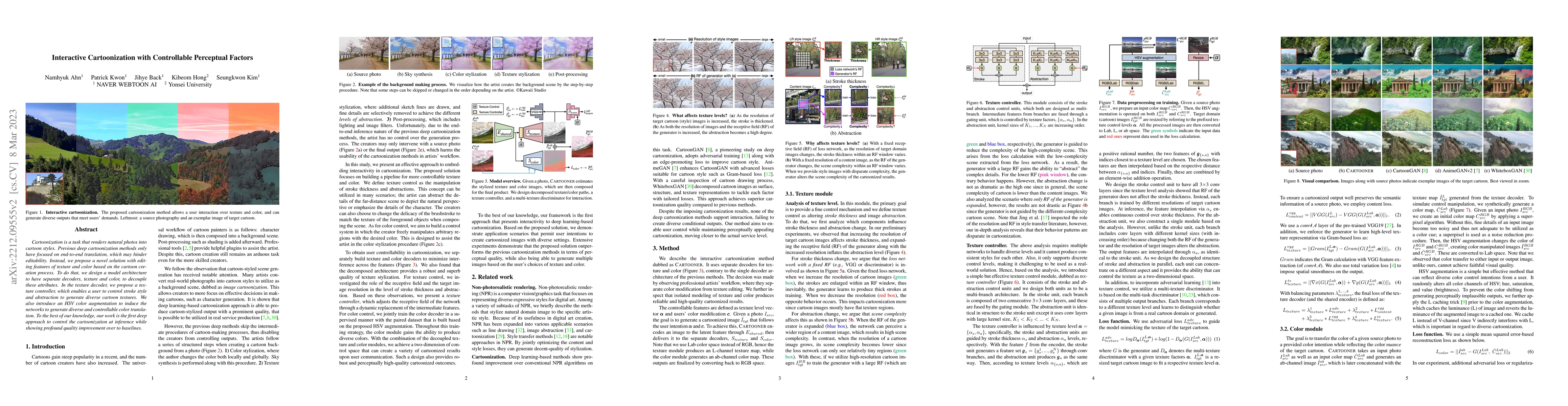 Thumbnail for Interactive Cartoonization with Controllable Perceptual Factors