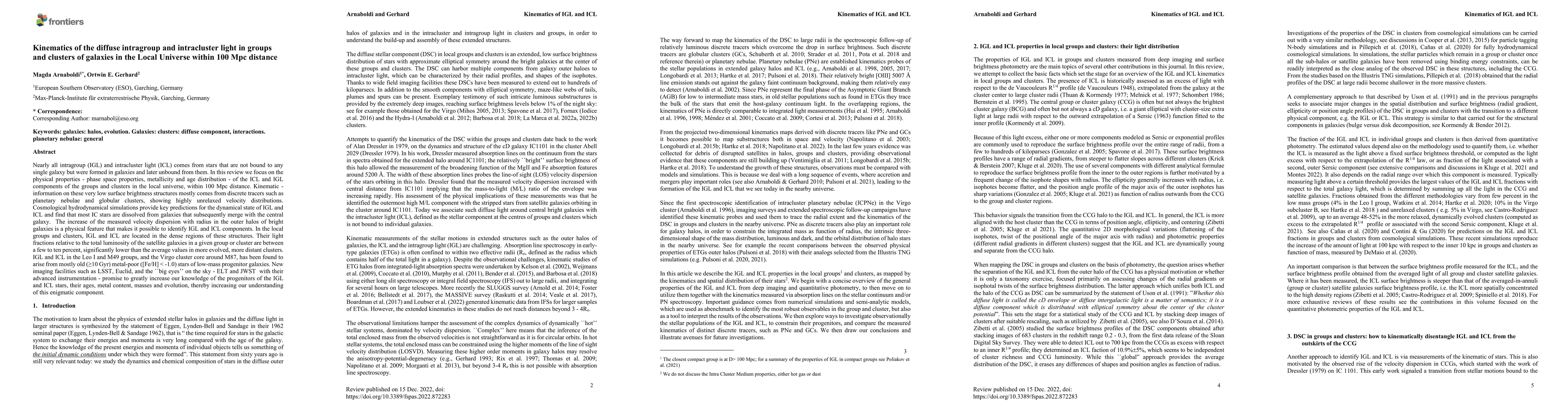 Thumbnail for Kinematics of the diffuse intragroup and intracluster light in groups
  and clusters of galaxies in the Local Universe within 100 Mpc distance
