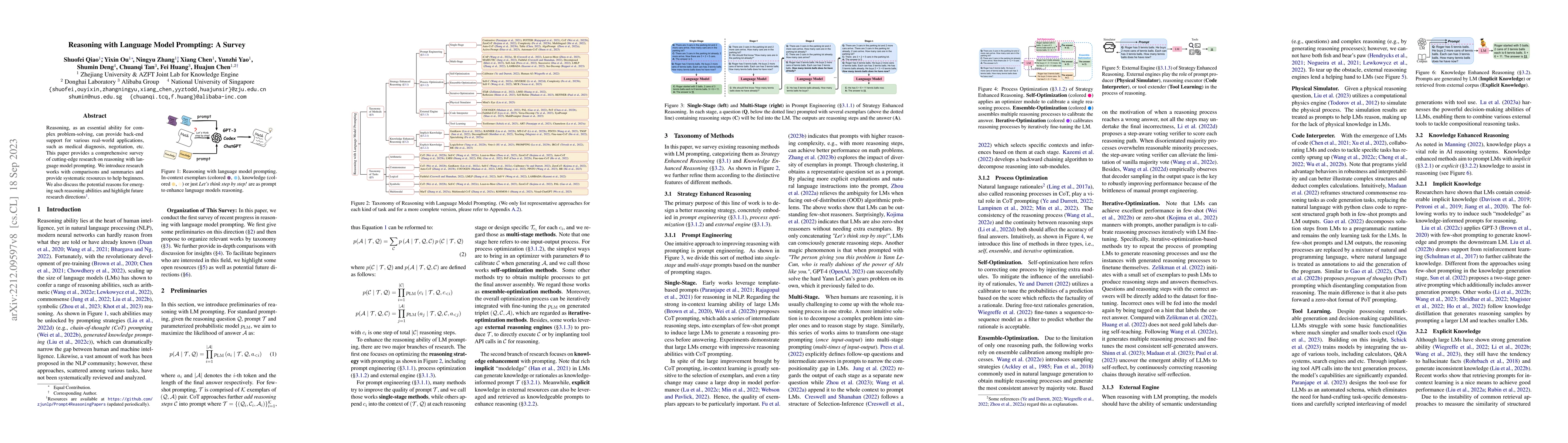 Thumbnail for Reasoning with Language Model Prompting: A Survey