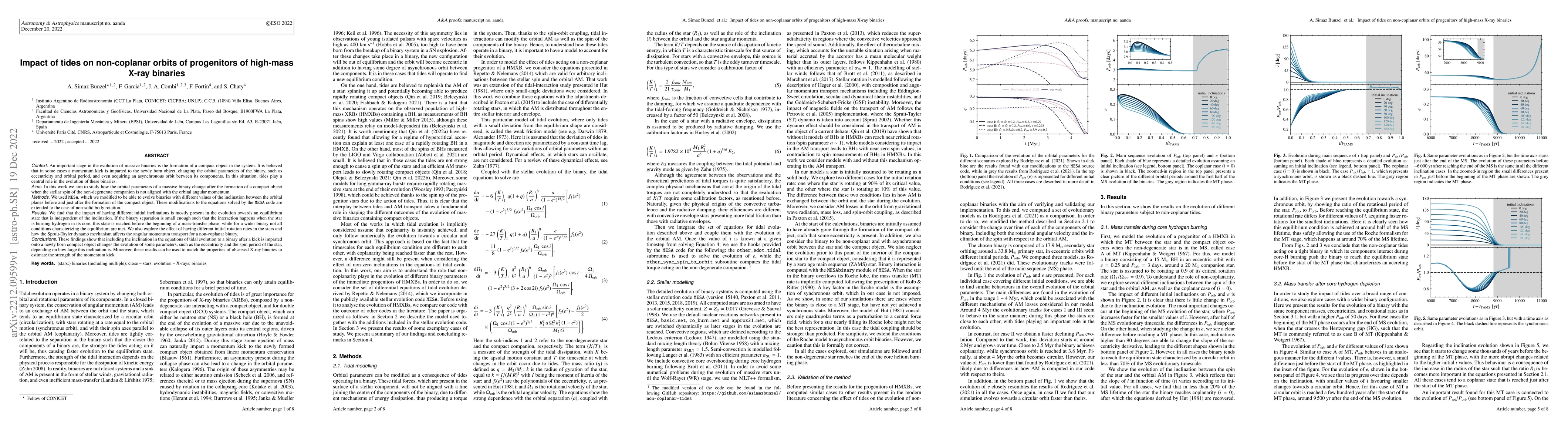 Thumbnail for Impact of tides on non-coplanar orbits of progenitors of high-mass X-ray
  binaries