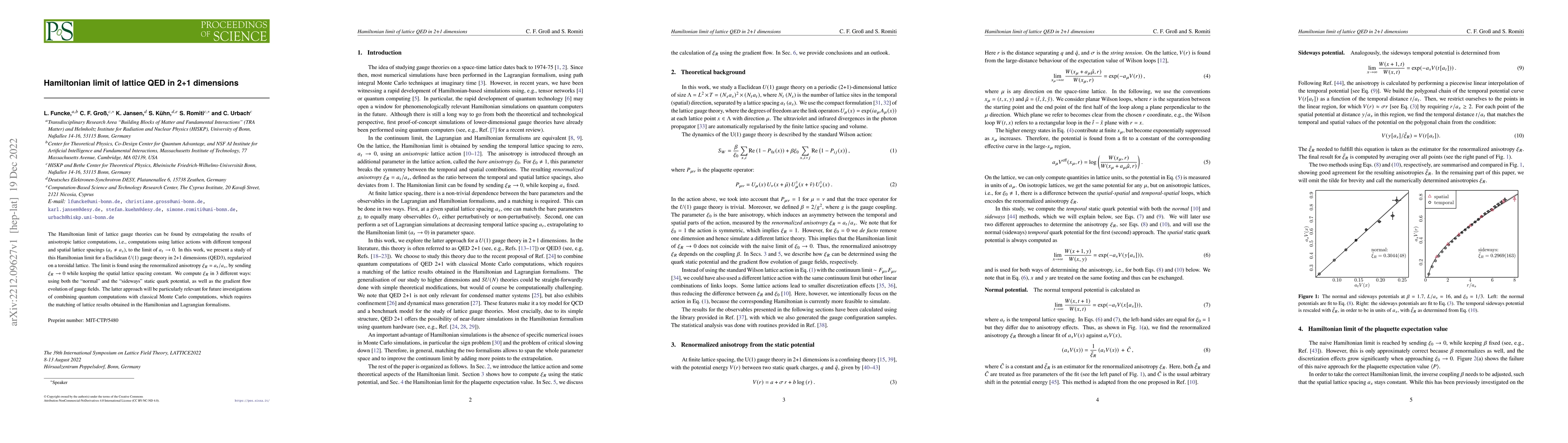 Thumbnail for Hamiltonian limit of lattice QED in 2+1 dimensions