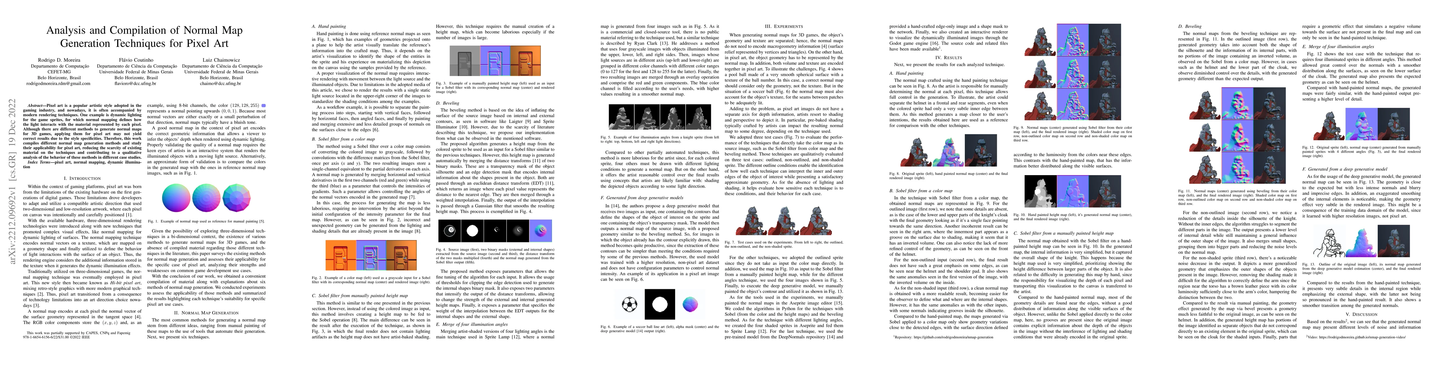 Thumbnail for Analysis and Compilation of Normal Map Generation Techniques for Pixel
  Art