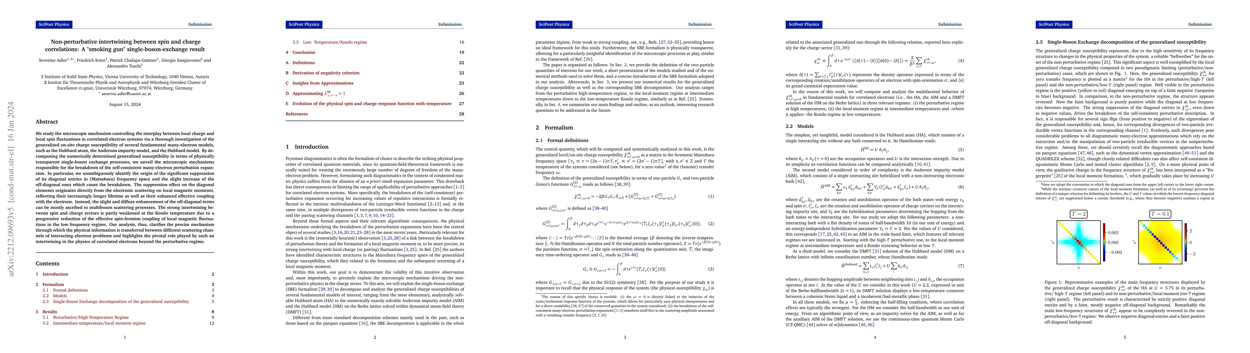 Thumbnail for Non-perturbative intertwining between spin and charge correlations: A
  "smoking gun" single-boson-exchange result