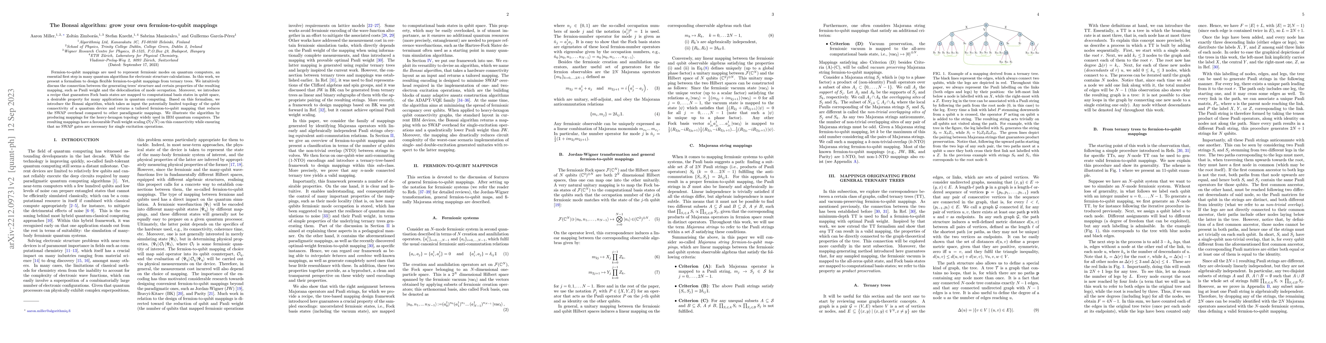 Thumbnail for The Bonsai algorithm: grow your own fermion-to-qubit mapping