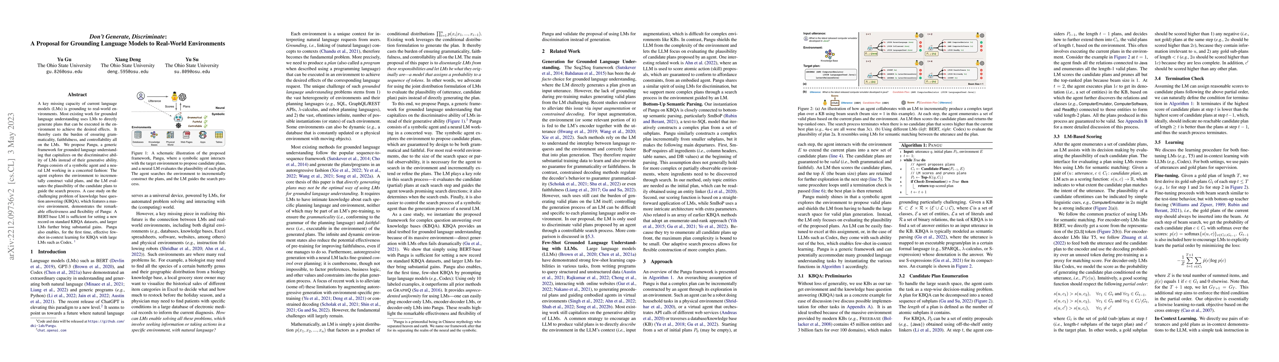 Thumbnail for Don't Generate, Discriminate: A Proposal for Grounding Language Models
  to Real-World Environments