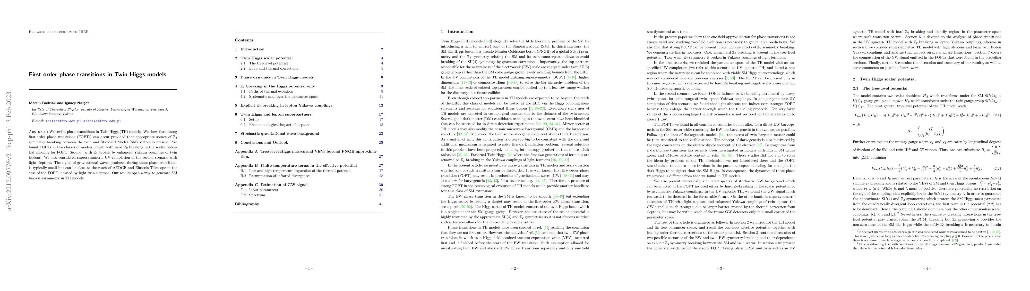 Thumbnail for First-order phase transitions in Twin Higgs models