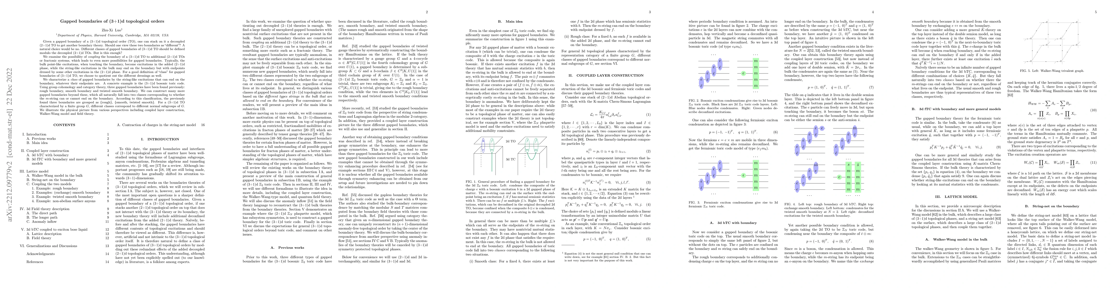 Thumbnail for Gapped boundaries of (3+1)d topological orders