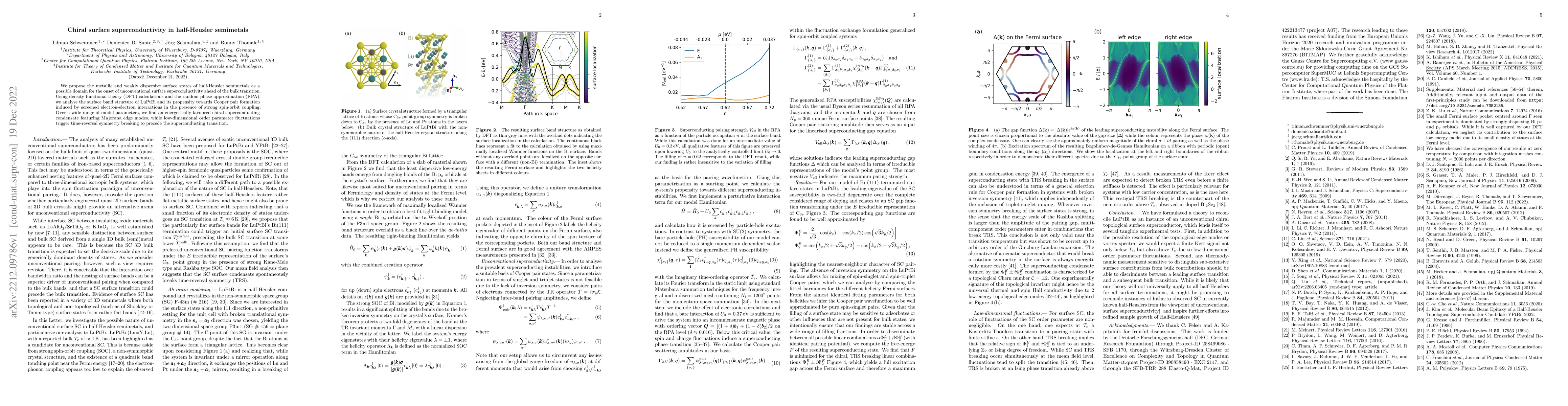 Thumbnail for Chiral surface superconductivity in half-Heusler semimetals