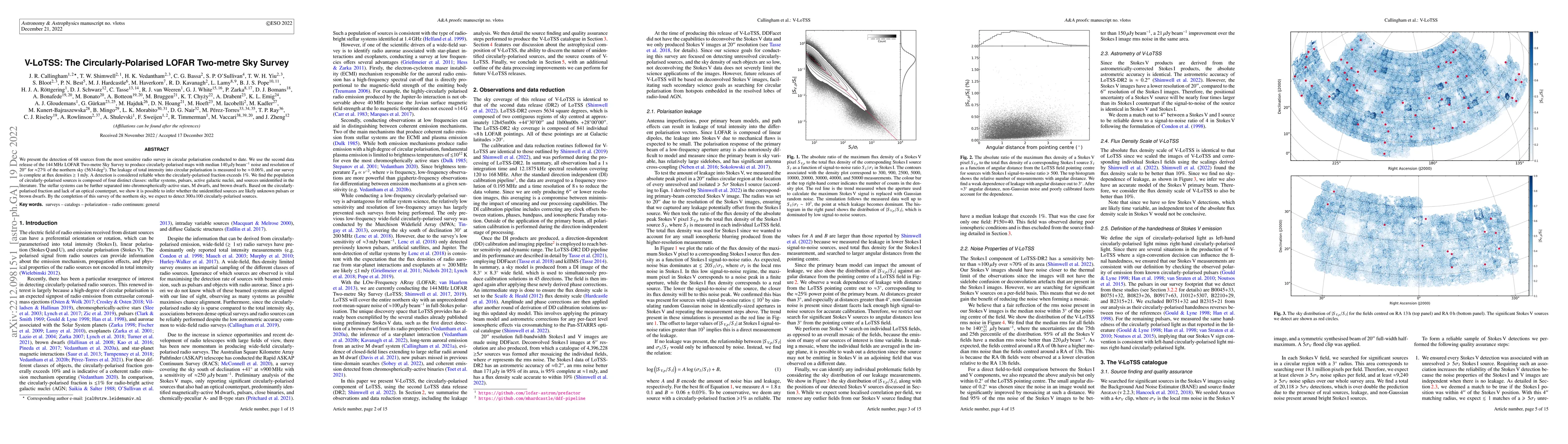 Thumbnail for V-LoTSS: The Circularly-Polarised LOFAR Two-metre Sky Survey