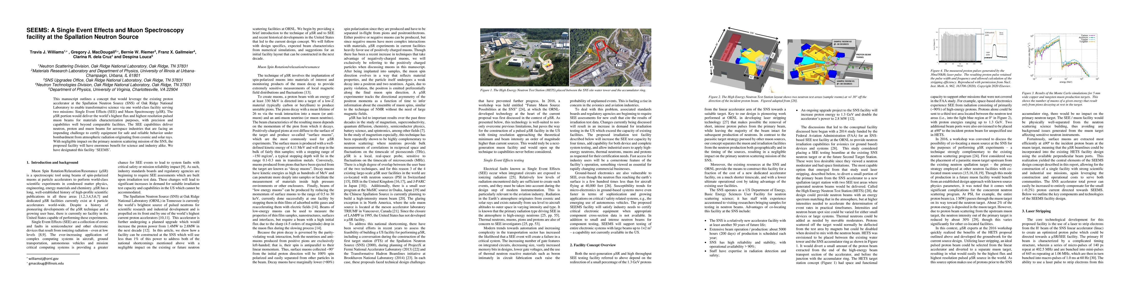 Thumbnail for SEEMS: A Single Event Effects and Muon Spectroscopy facility at the
  Spallation Neutron Source