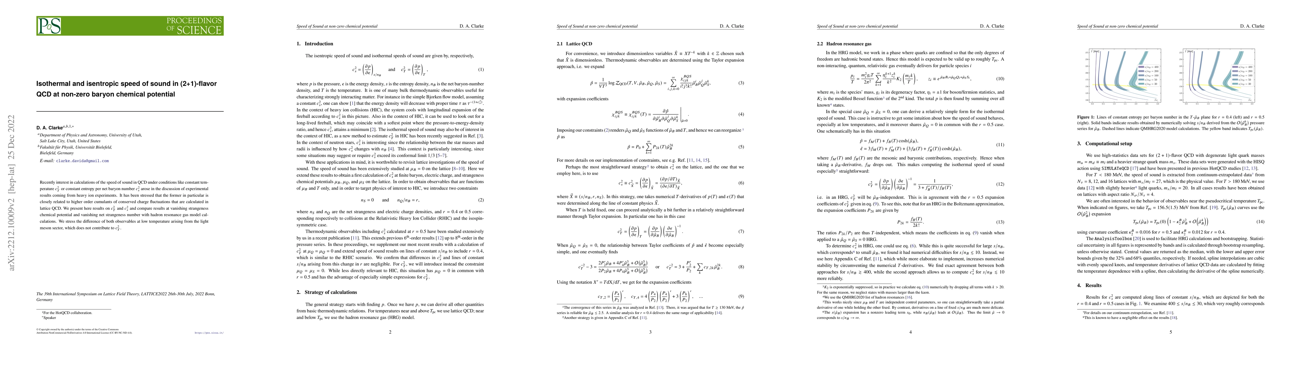 Thumbnail for Isothermal and isentropic speed of sound in (2+1)-flavor QCD at non-zero
  baryon chemical potential